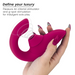 Womanizer - Blend Estimulador Vibrador Rabbit Fucsia