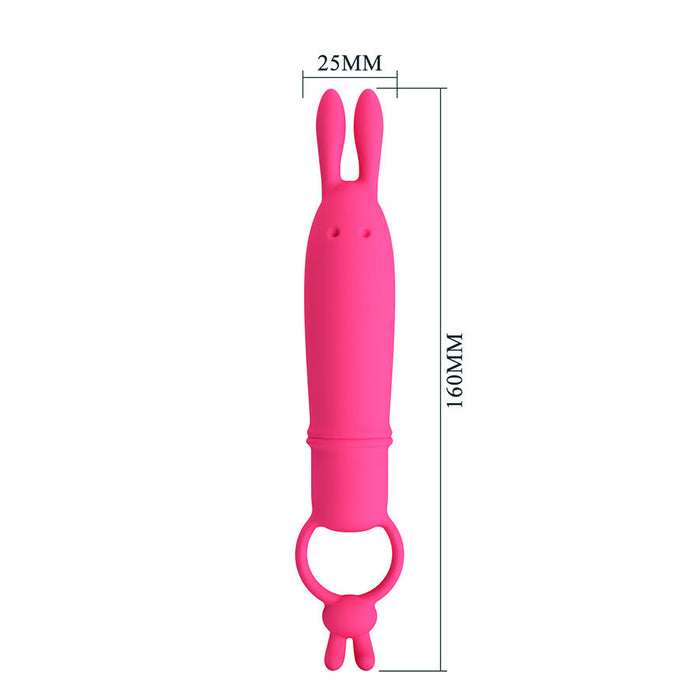 Pretty Love - Delia Vibrador Rabbit Con Anillo De Sujeción