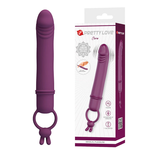Pretty Love - Cora Vibrador Forma Pene Con Anillo De Sujeción