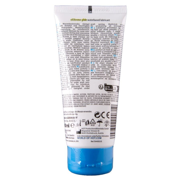 Hot - Exxtreme Glide Lubricante Base Agua + Aceite Confort A+ 100 Ml