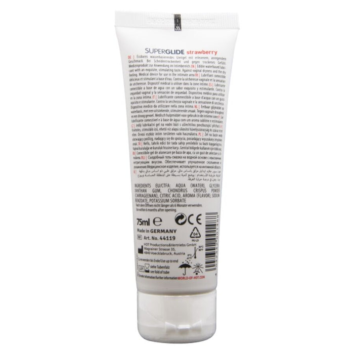 Hot Superglide Lubricante Comestible Fresa