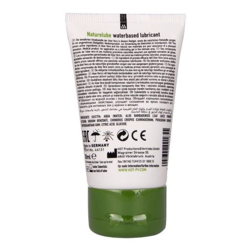 Hot - Nature Lube Lubricante Base Agua Aloe Vera 30 Ml