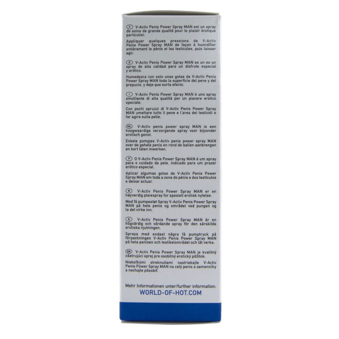 Hot - V-activ Penis Power Spray Para Hombre 50 Ml