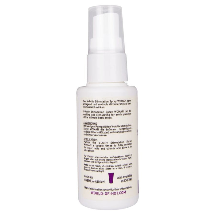 Hot - V-activ Spray Estimulante Para Mujer 50 Ml