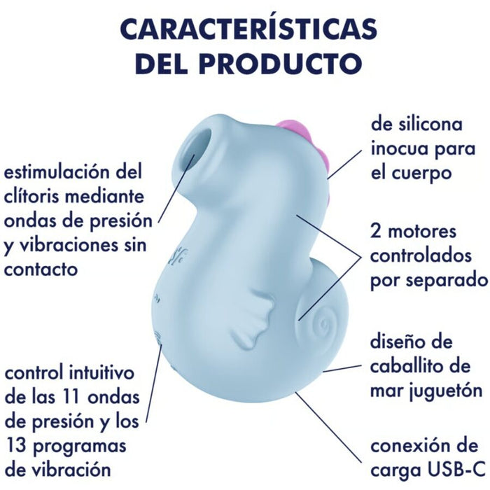 Satisfyer - Sea Pony Vibrador & Estimulador Air Pulse