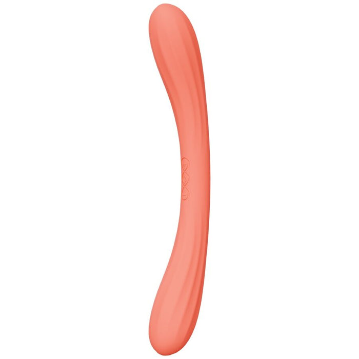 Lelo - Boomerang Vibrador De Doble Extremo Rojo Coral