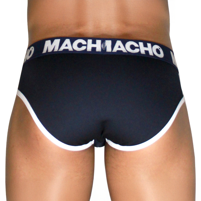 Macho - Mch008 Slip Clásico Azul Marino S