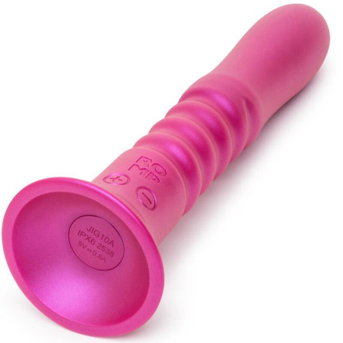 Romp - Jiggle Vibrador Up And Down Con Ventosa Rosa