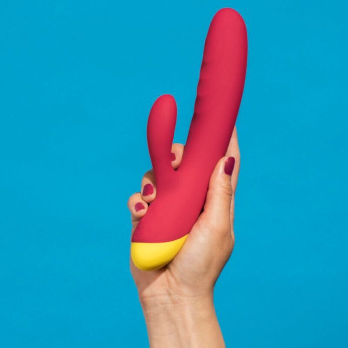 Romp - Jazz Vibrador Rabbit Recargable Rojo