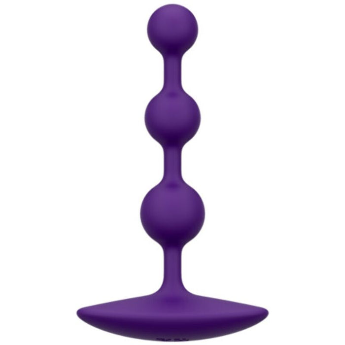Romp - Amp Purple Bolas Anales Flexibles De Silicona 12,5 Cm Morado