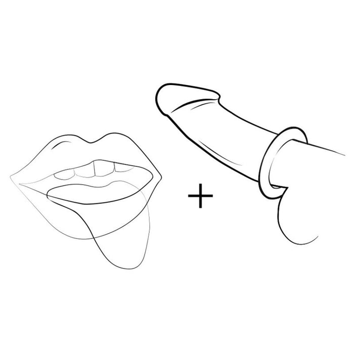 Romp - Remix Trio Set De 3 Anillos Para Pene Silicona Morado