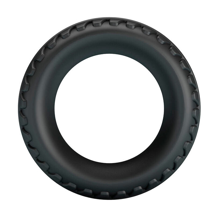 Crazy Bull - Merritt Anillo Para Pene Texturizado Silicona Negro