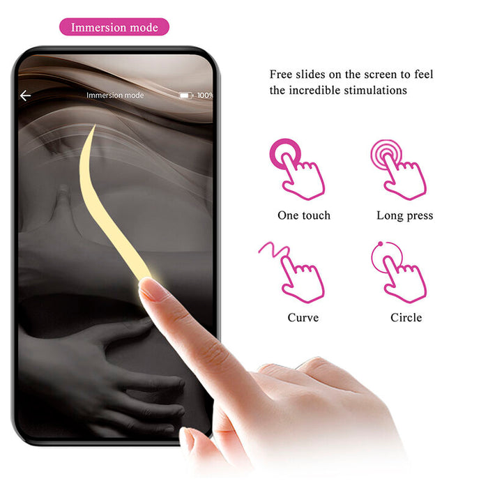 Pretty Love - Hazelynn Masajeador App Control 12 Funciones Rosa
