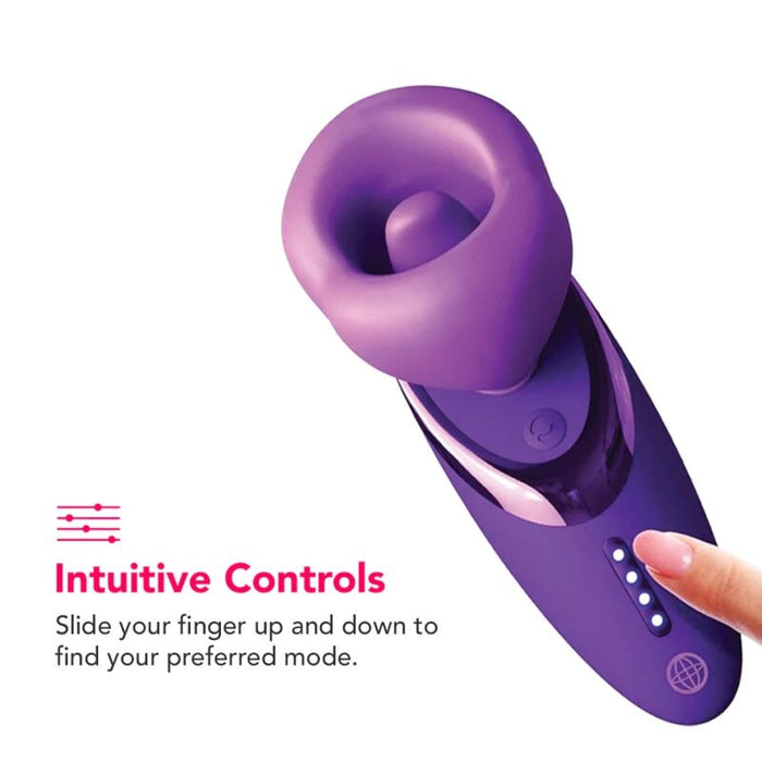 Fantasy For Her - Succionador De Clítoris Con Vibración Pleasure Sucker Morado