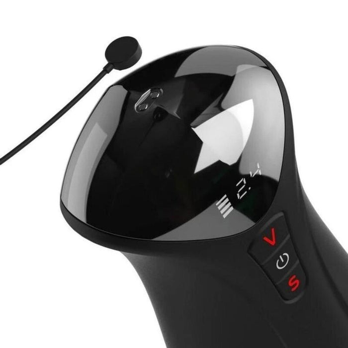 Pdx Elite - Masturbador Automático Fap-O-Matic Pro Xl Vibrador Marrón 34.9 Cm