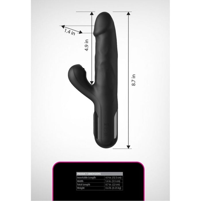 Fetish Fantasy Series - Vibrador Rabbit Sonix Silicone Thruster Negro