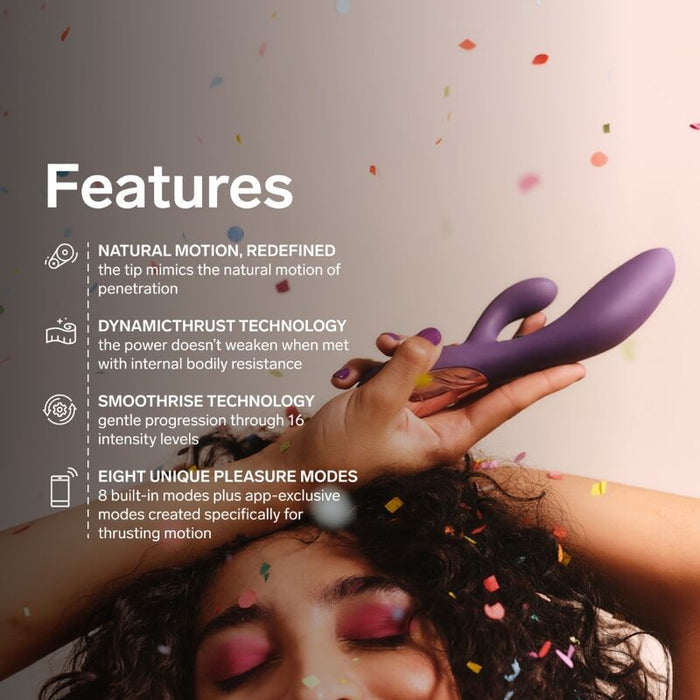 Lelo - Ina Thrust Vibrador Rabbit Con Empuje Morado