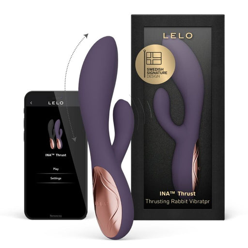Lelo - Ina Thrust Vibrador Rabbit Con Empuje Morado