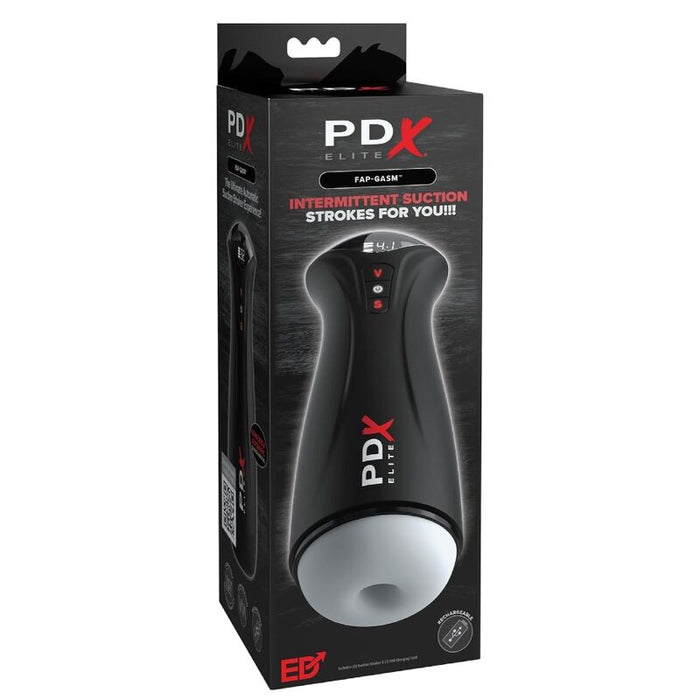 Pdx Elite - Masturbador Masculino Fap-Gasm Clear Con Succión Intermitente