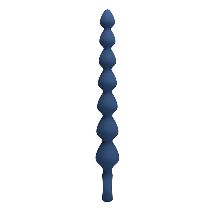 Mr Play - Bolas Anales Y Plug Anal Silicona Azul 26,7 Cm