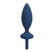 Mr Play - Plug Anal Texturizado Con Anilla Azul M