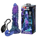 Power Monsters - Duskwalker Sentinel Dildo Hinchable Fantasía Tricolor 23 Cm Ø 5 Cm