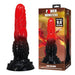 Power Monsters - Fire Dragon Dildo Fantasía Con Ventosa 24,5 Cm Ø 5,8 Cm Rojo Y Negro