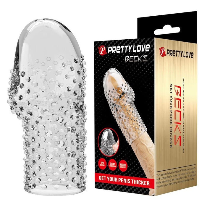 Pretty Love - Geek's Funda Para Pene Get Your Penis Thicker Transparente