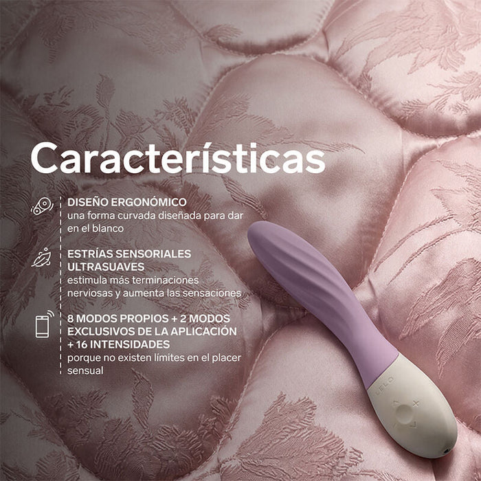 Lelo - Mona Twist Vibrador Para Punto G Recargable App Control Lavanda Lila