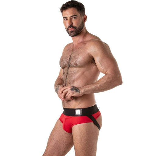 Locker Gear - Wide Waistband Jock Brief Rojo S