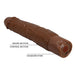 Pretty Love - Owen Vibrador Realístico 22,5 Cm Ø 4,5 Cm Color Marrón