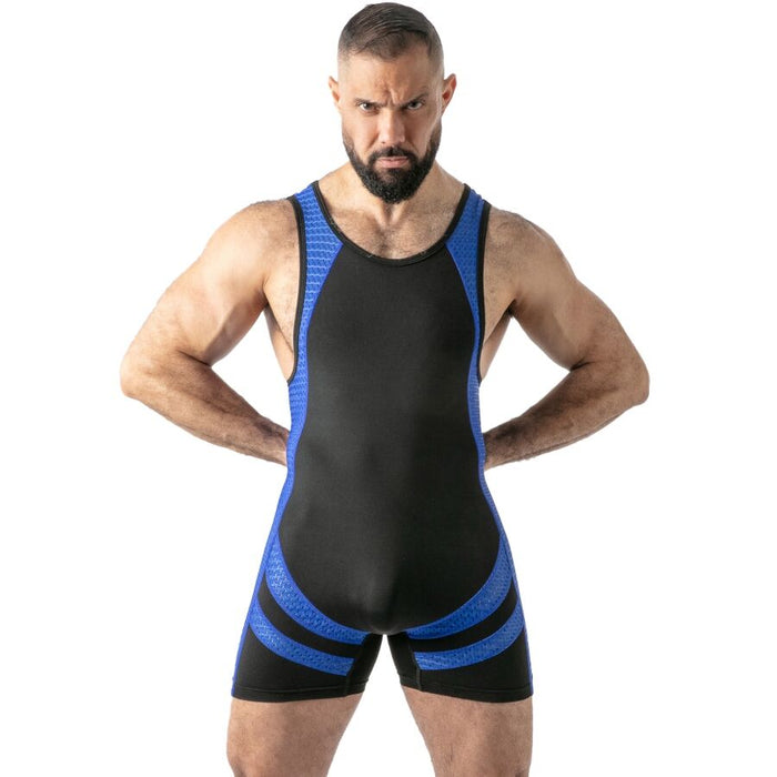 Locker Gear - Mono Open Access Singlet Azul M