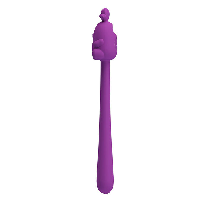 Pretty Love - Vibrador Flexible Cute Bunny Flirting Stick Recargable Usb Morado