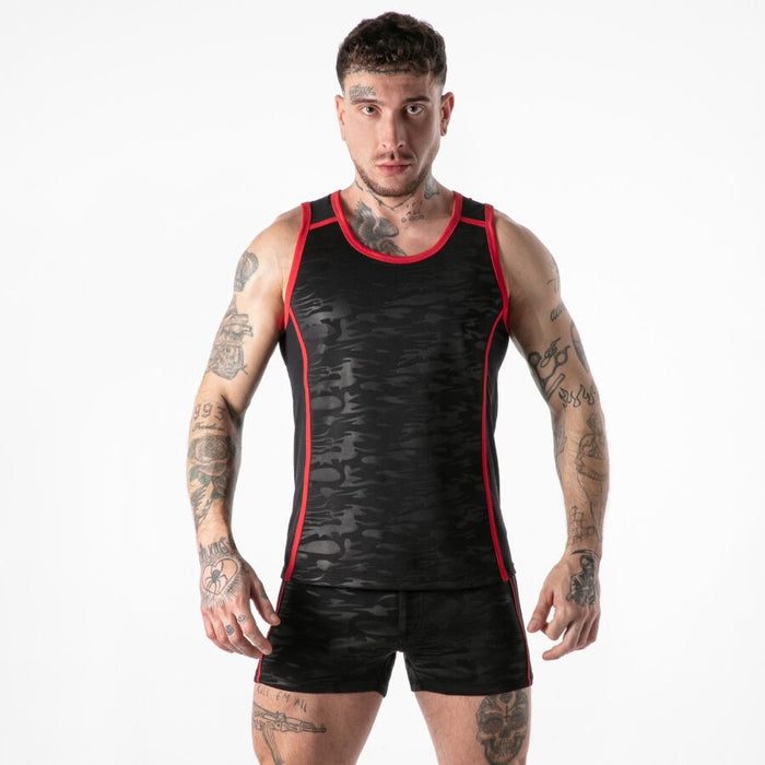 Locker Gear - Full Military Access Tanktop Rojo M