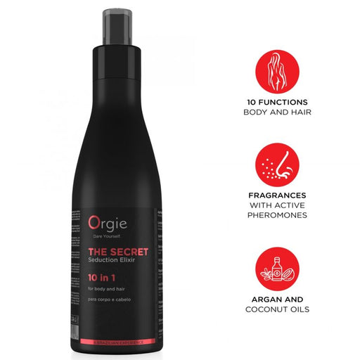 Orgie - The Secret Seduction Elixir 10 En 1 Loción Para Cuerpo Y Cabello 200 Ml