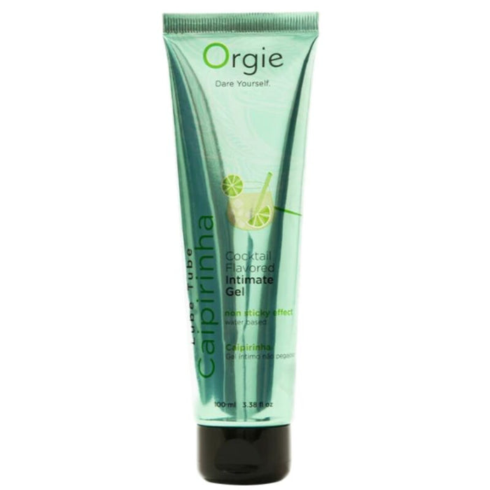 Orgie - Lube Tube Cocktail Caipirinha Gel Íntimo Besable Base Agua 100 Ml