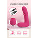 Pretty Love - Duden Vibrador De Silicona Recargable 12 Modos De Vibración Y 3 Modos De Balanceo Rosa