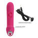 Pretty Love - Duden Vibrador De Silicona Recargable 12 Modos De Vibración Y 3 Modos De Balanceo Rosa