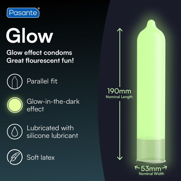 Pasante - Glow Preservativos Bolsa 144 Unidades (bolsa)