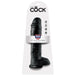 King Cock - Pene Realistico Negro 28 Cm