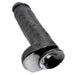 King Cock - Pene Realistico Negro 28 Cm