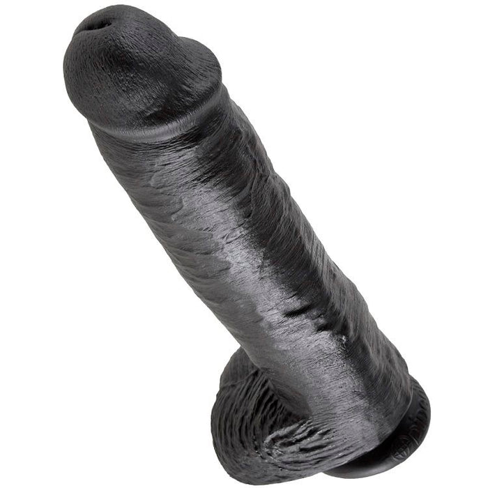 King Cock - Pene Realistico Negro 28 Cm