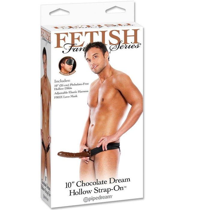 Arnés Hueco 25 Cm Fetish Fantasy Series   - Color Chocolate