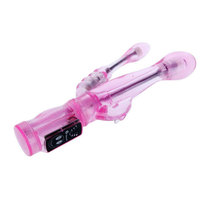 Baile - Vibrador Flexible Con Estimulador Anal