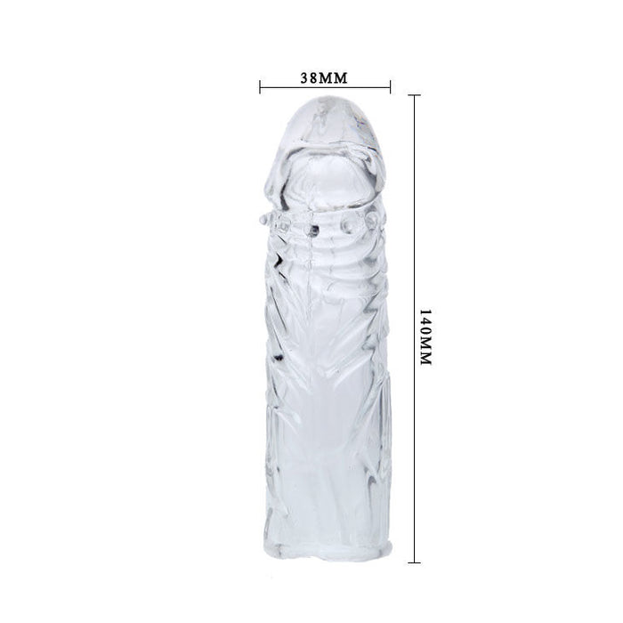 Baile - Funda Lila Para El Pene En Silicona Adaptable 13 Cm