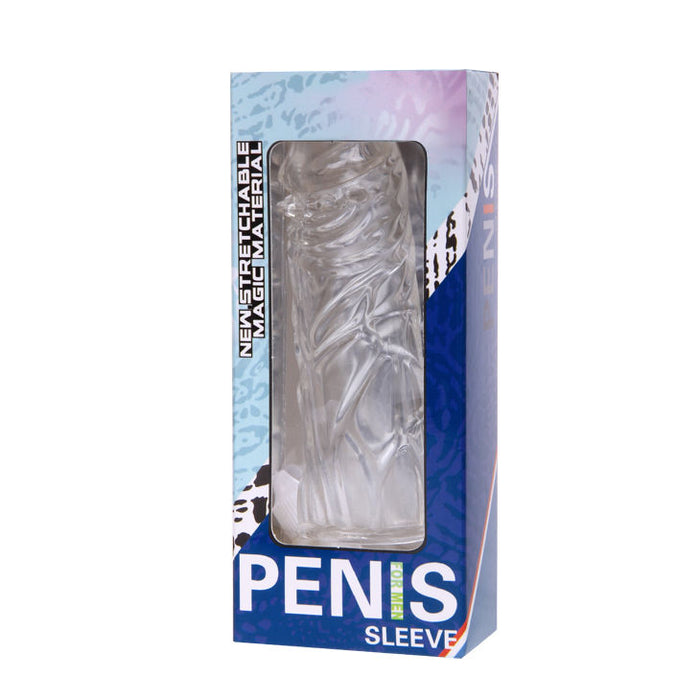 Baile - Funda Lila Para El Pene En Silicona Adaptable 13 Cm