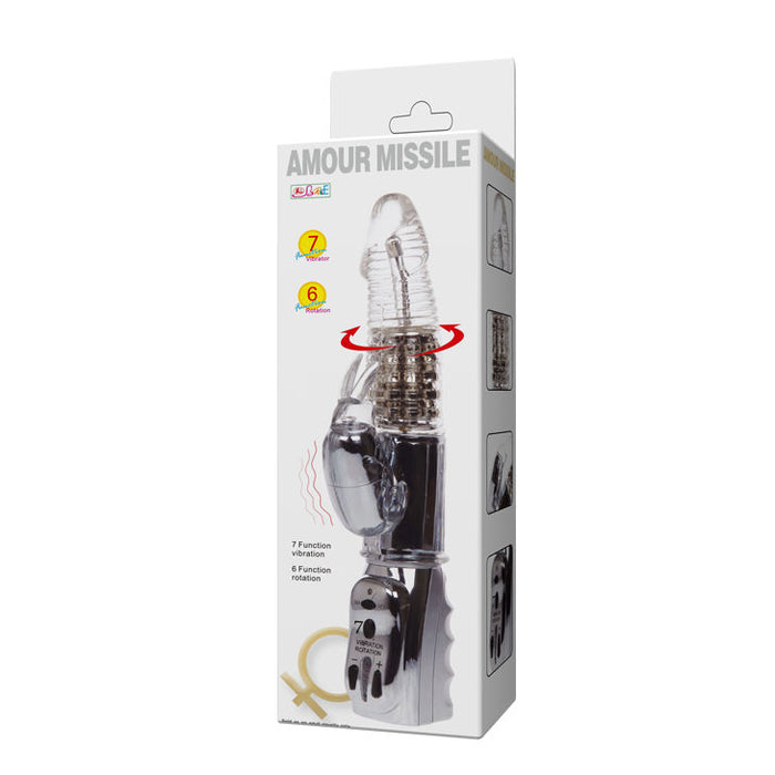 Baile - Amour Missile Rotador Transparente 26.5 Cm