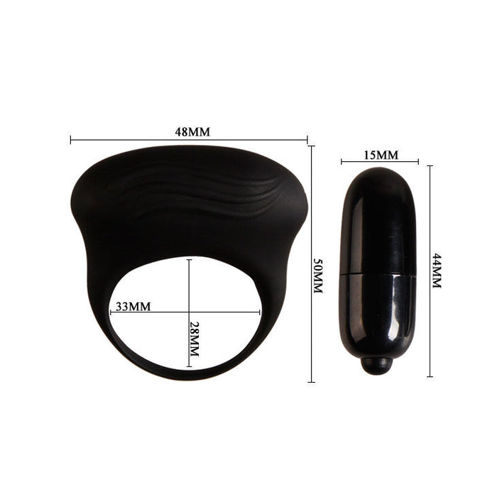 Anillo Vibrador Bertram Color Negro