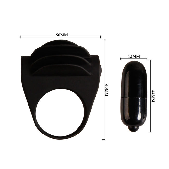 Pretty Love Chester Anillo Vibrador Negro