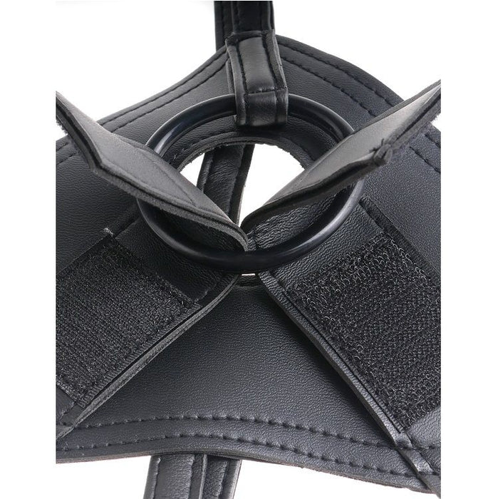 King Cock - Harness Con Pene Realistico Marrón 20.3 Cm